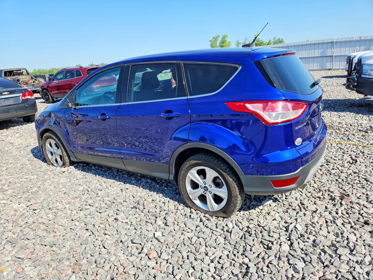 2015 Ford Escape Se Blue vin: 1FMCU9G94FUB31004