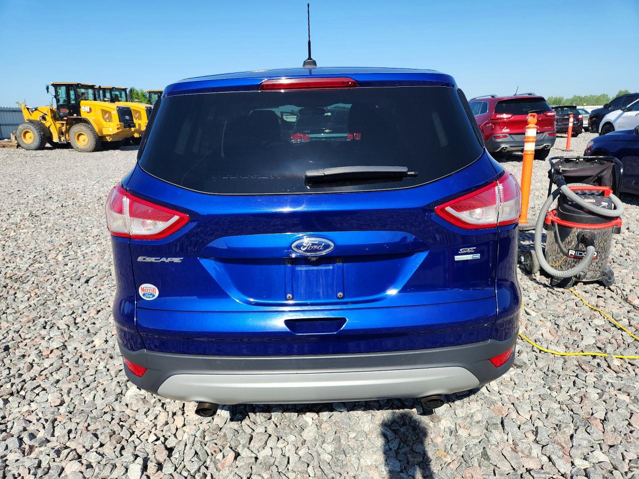 2015 Ford Escape Se Blue vin: 1FMCU9G94FUB31004