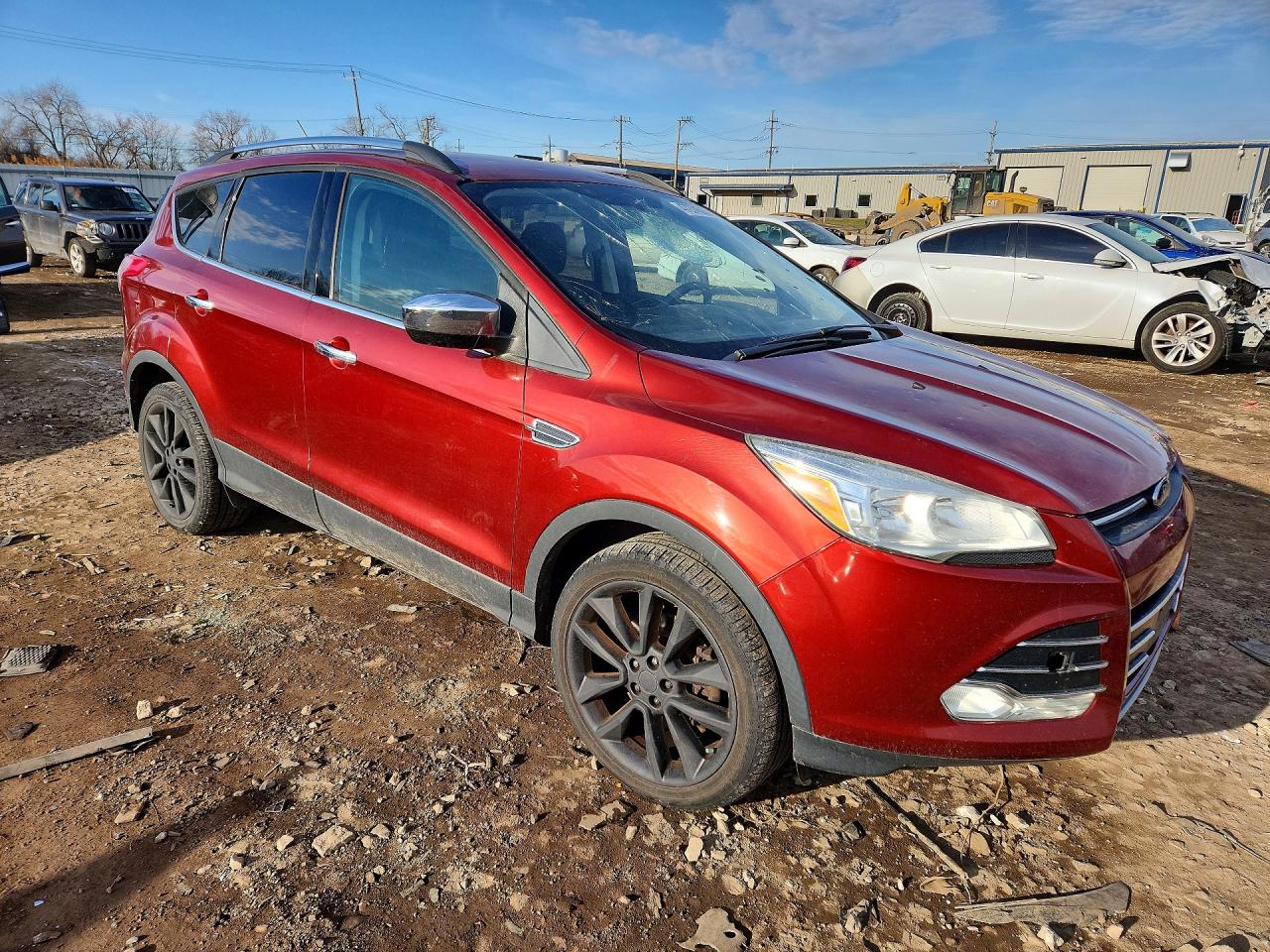 2015 Ford Escape Se Red vin: 1FMCU9G94FUB76265