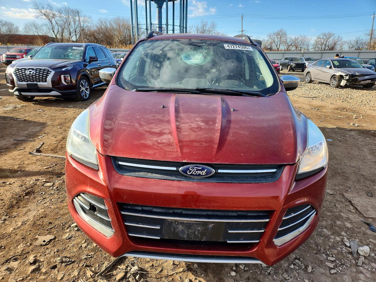 2015 Ford Escape Se Red vin: 1FMCU9G94FUB76265