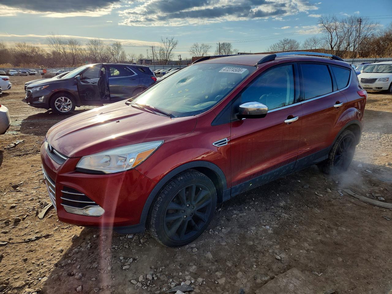 2015 Ford Escape Se Red vin: 1FMCU9G94FUB76265