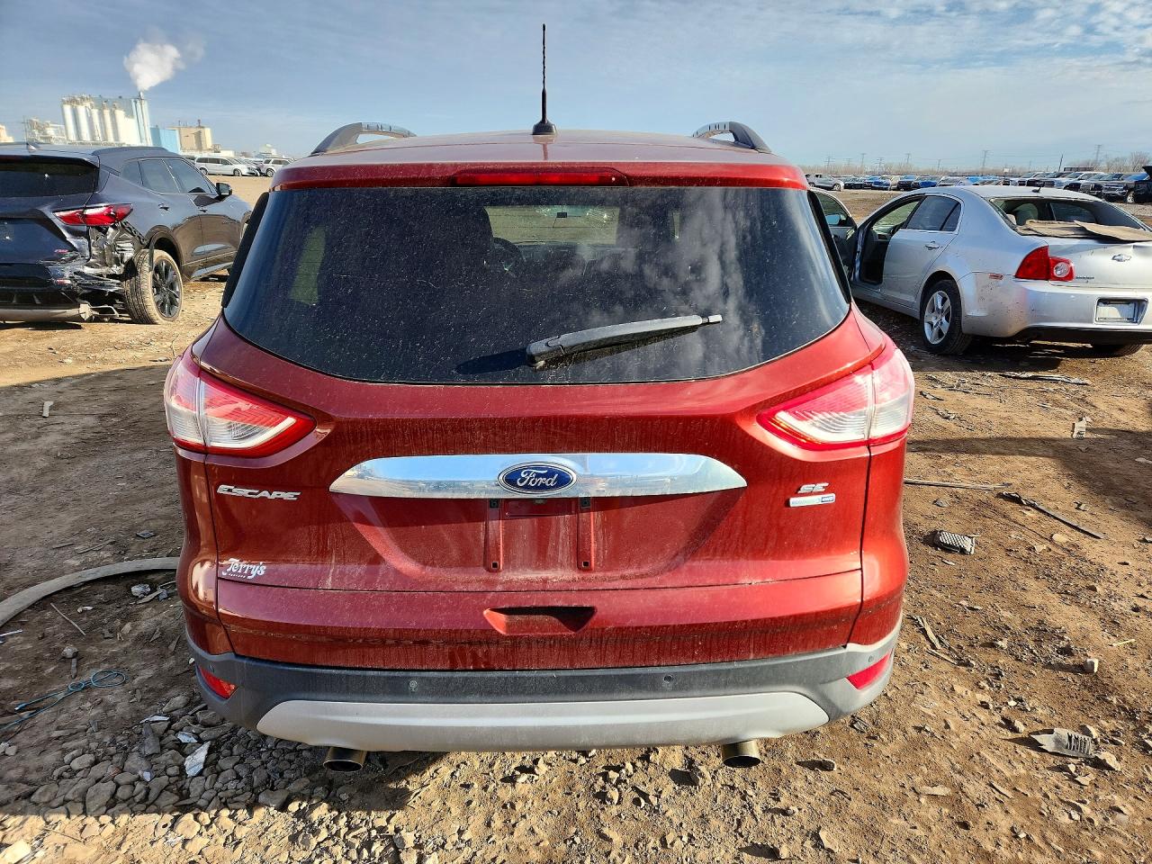 2015 Ford Escape Se Red vin: 1FMCU9G94FUB76265