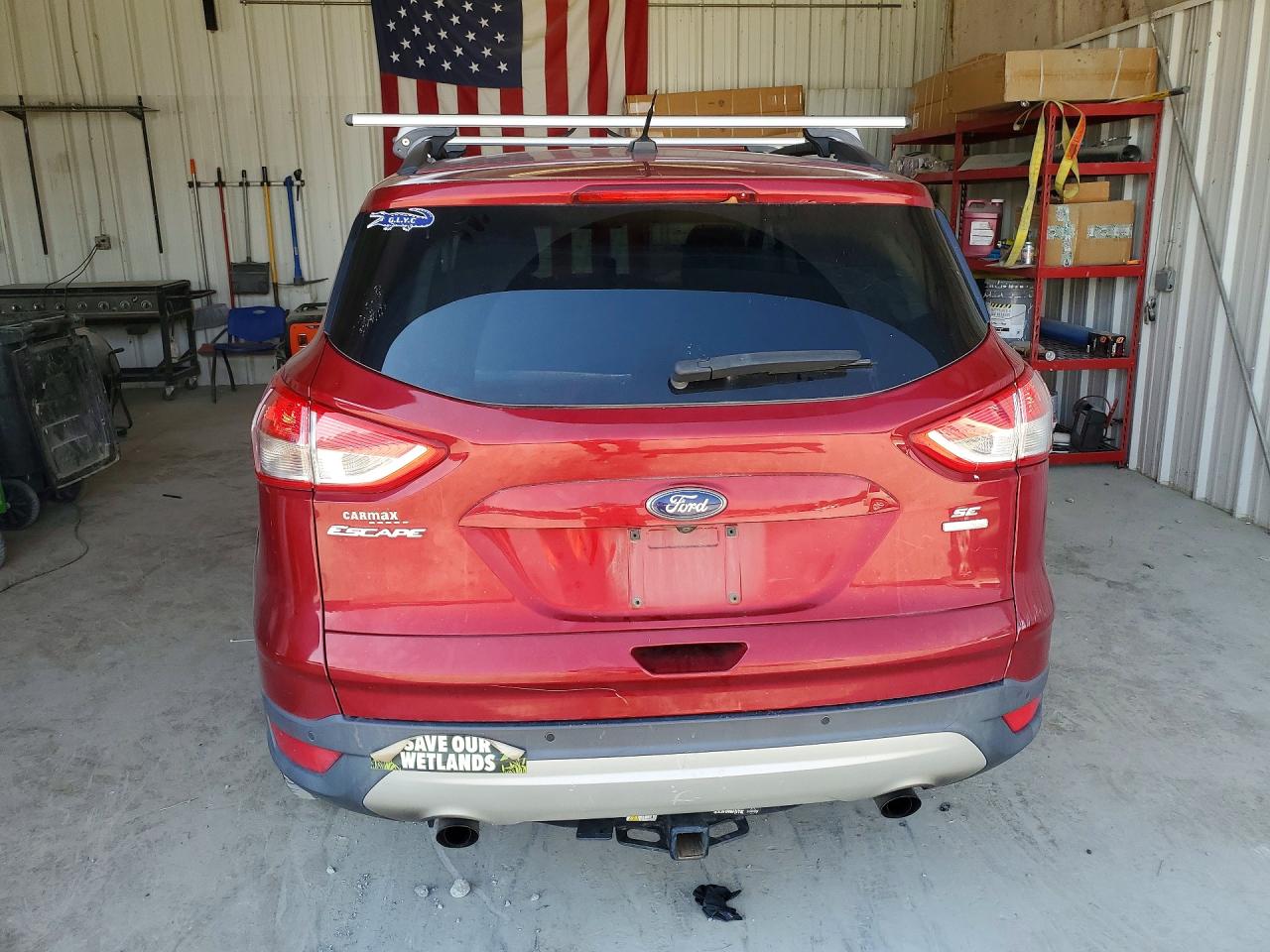 2015 Ford Escape Se Red vin: 1FMCU9G94FUB78484