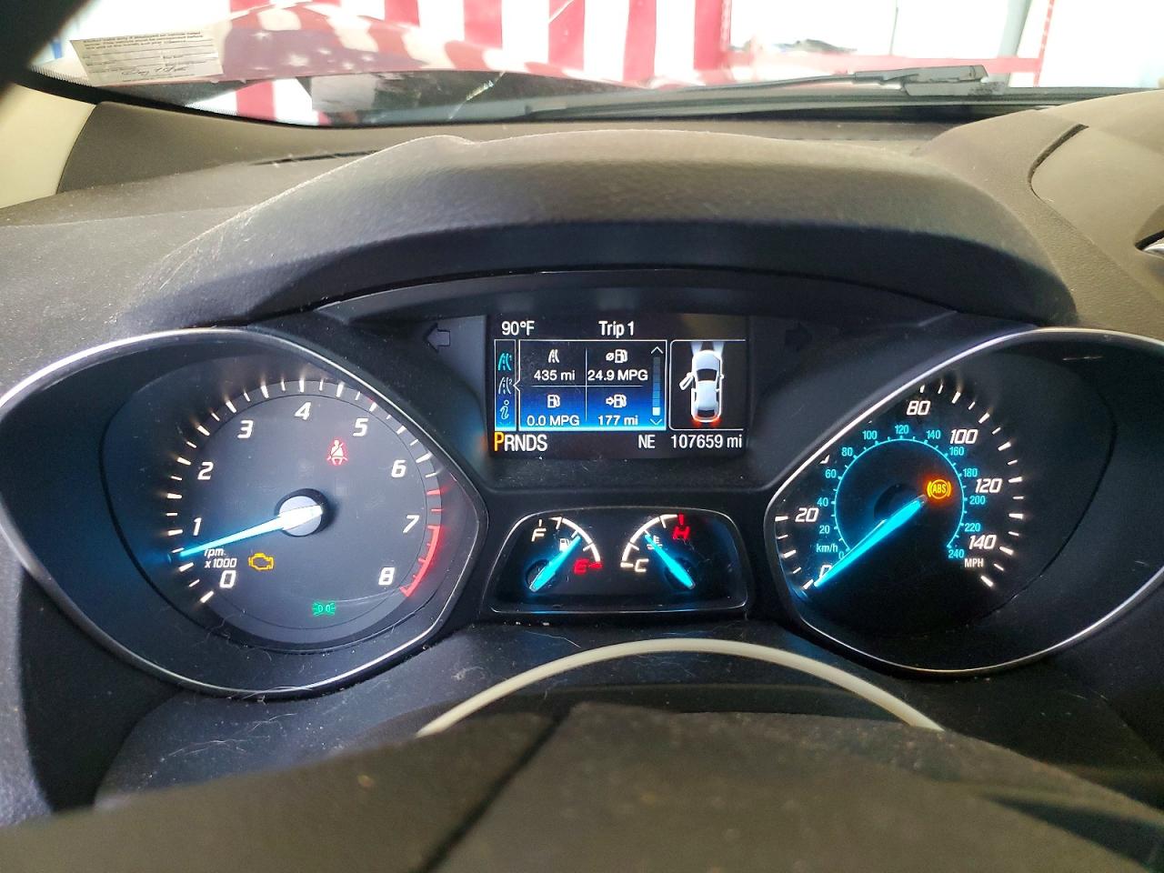 2015 Ford Escape Se Red vin: 1FMCU9G94FUB78484