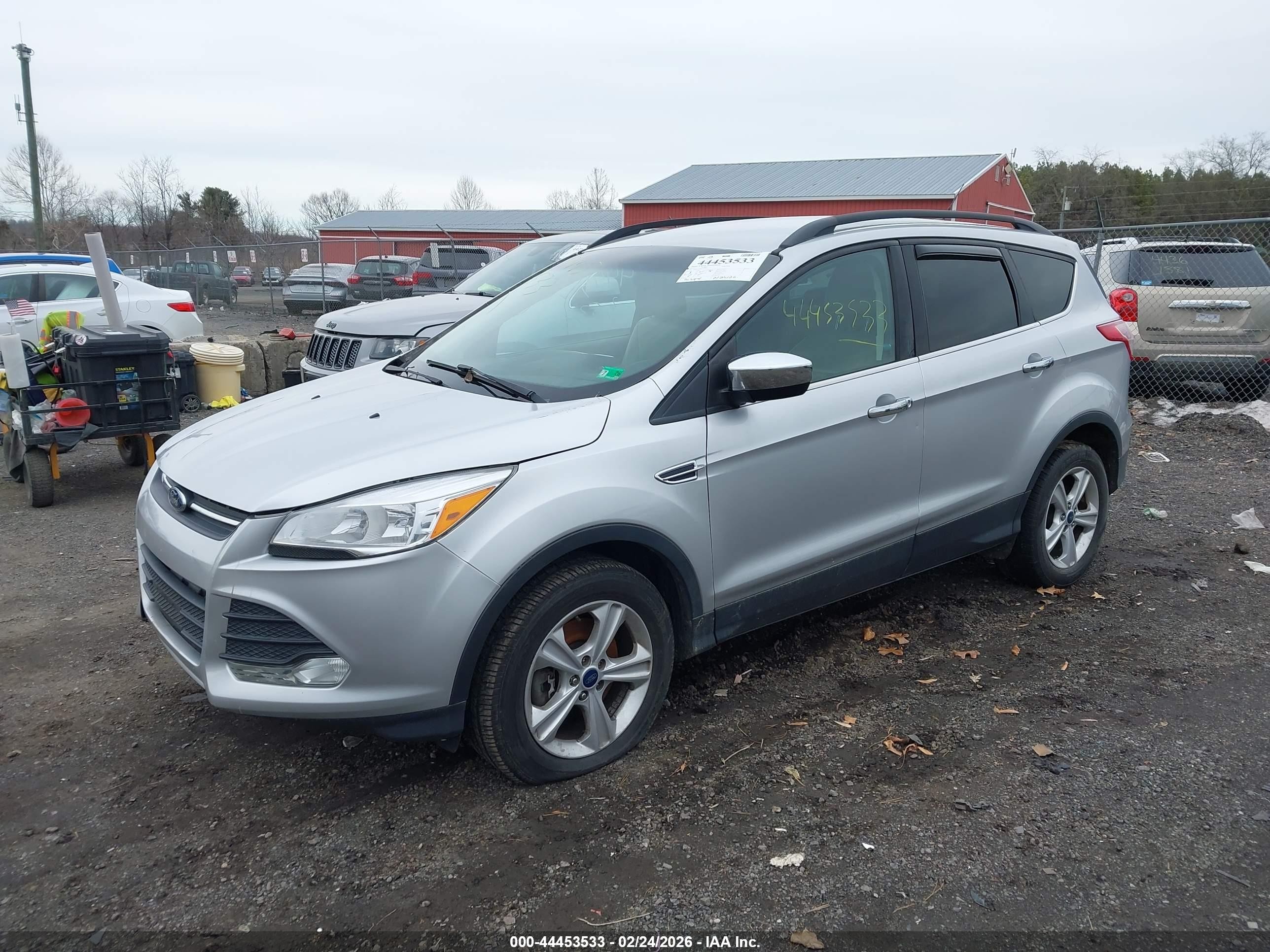 2015 Ford Escape Se Silver vin: 1FMCU9G94FUC10933