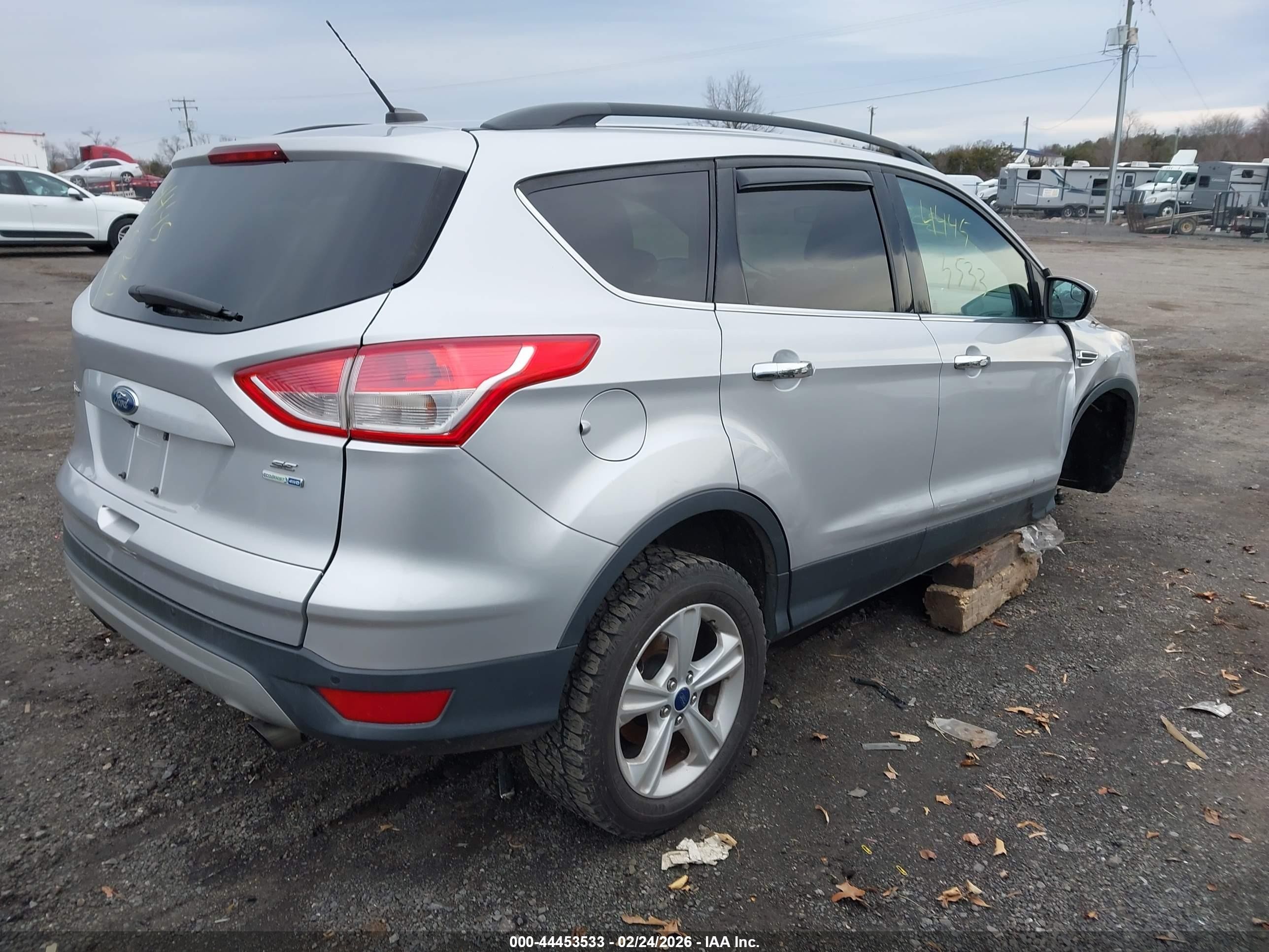 2015 Ford Escape Se Silver vin: 1FMCU9G94FUC10933
