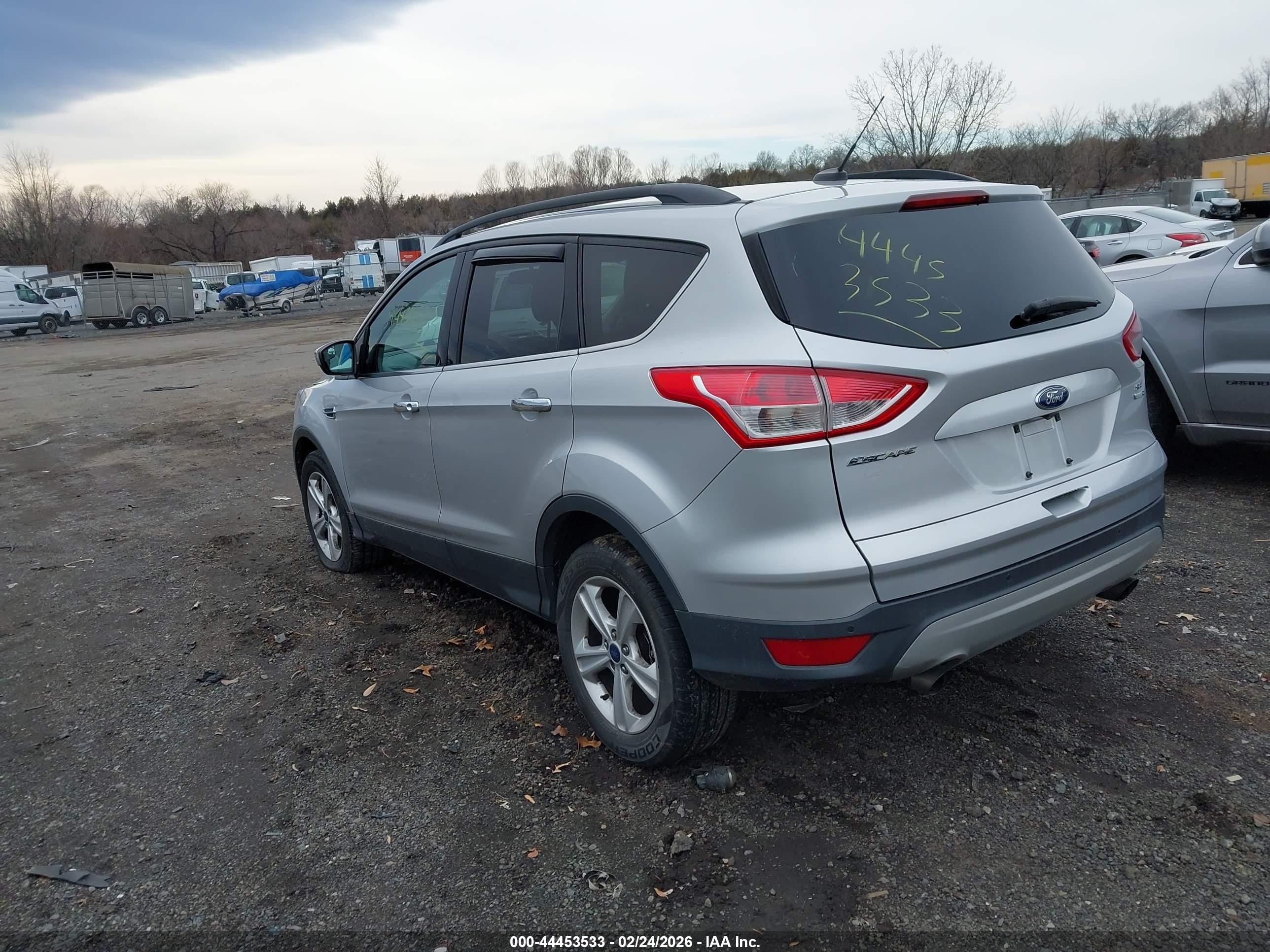 2015 Ford Escape Se Silver vin: 1FMCU9G94FUC10933