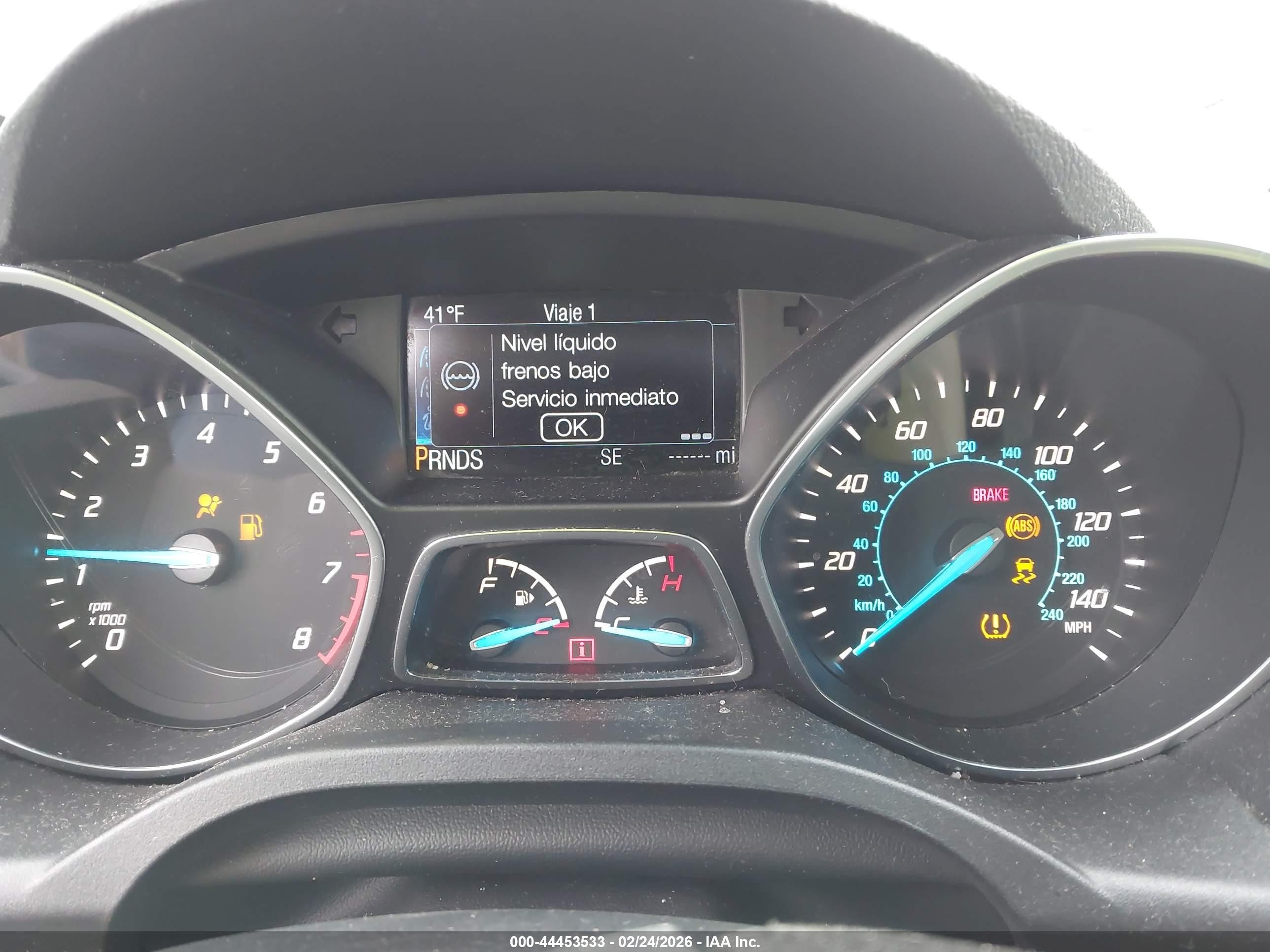 2015 Ford Escape Se Silver vin: 1FMCU9G94FUC10933