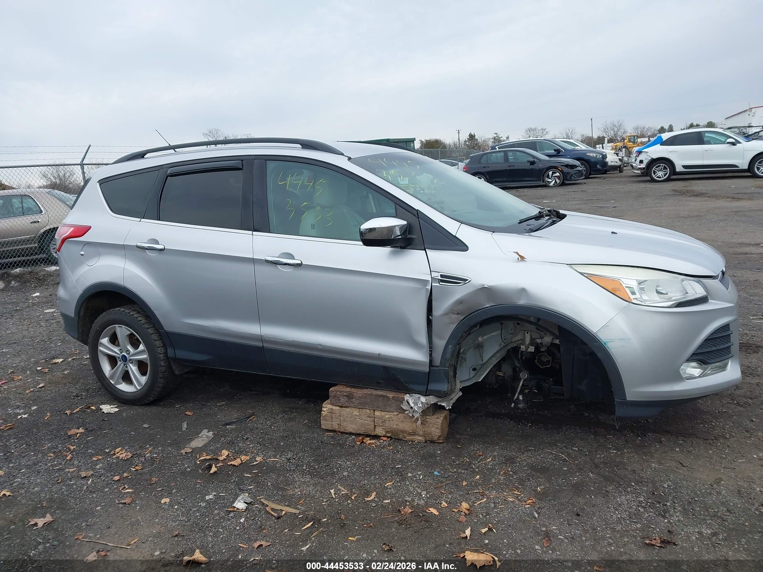 2015 Ford Escape Se Silver vin: 1FMCU9G94FUC10933