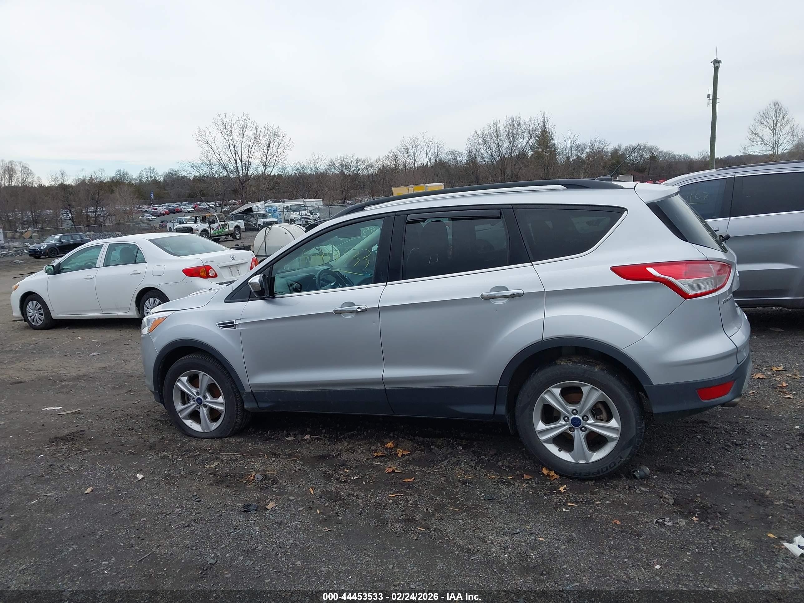 2015 Ford Escape Se Silver vin: 1FMCU9G94FUC10933
