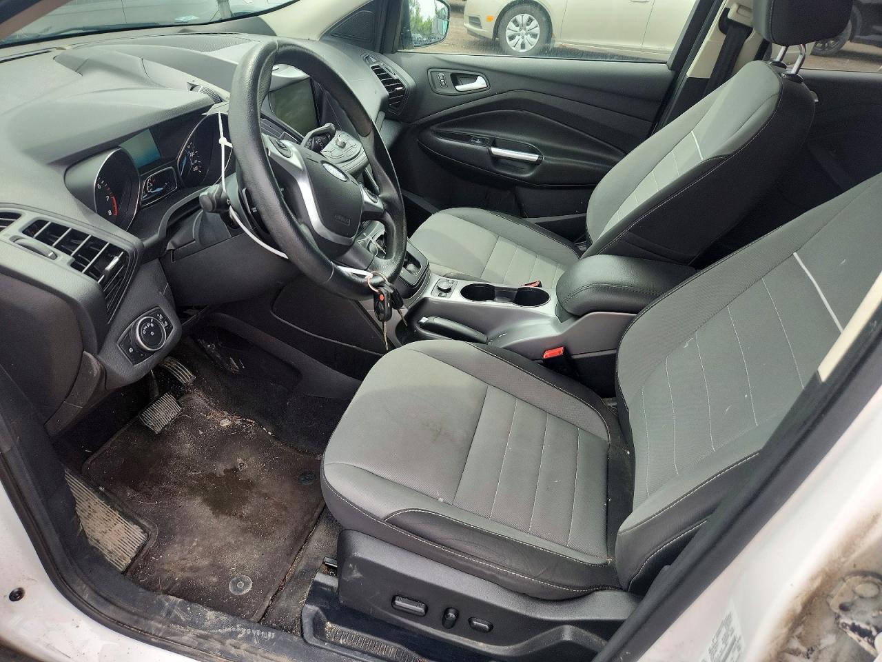 2015 Ford Escape Se White vin: 1FMCU9G94FUC49666
