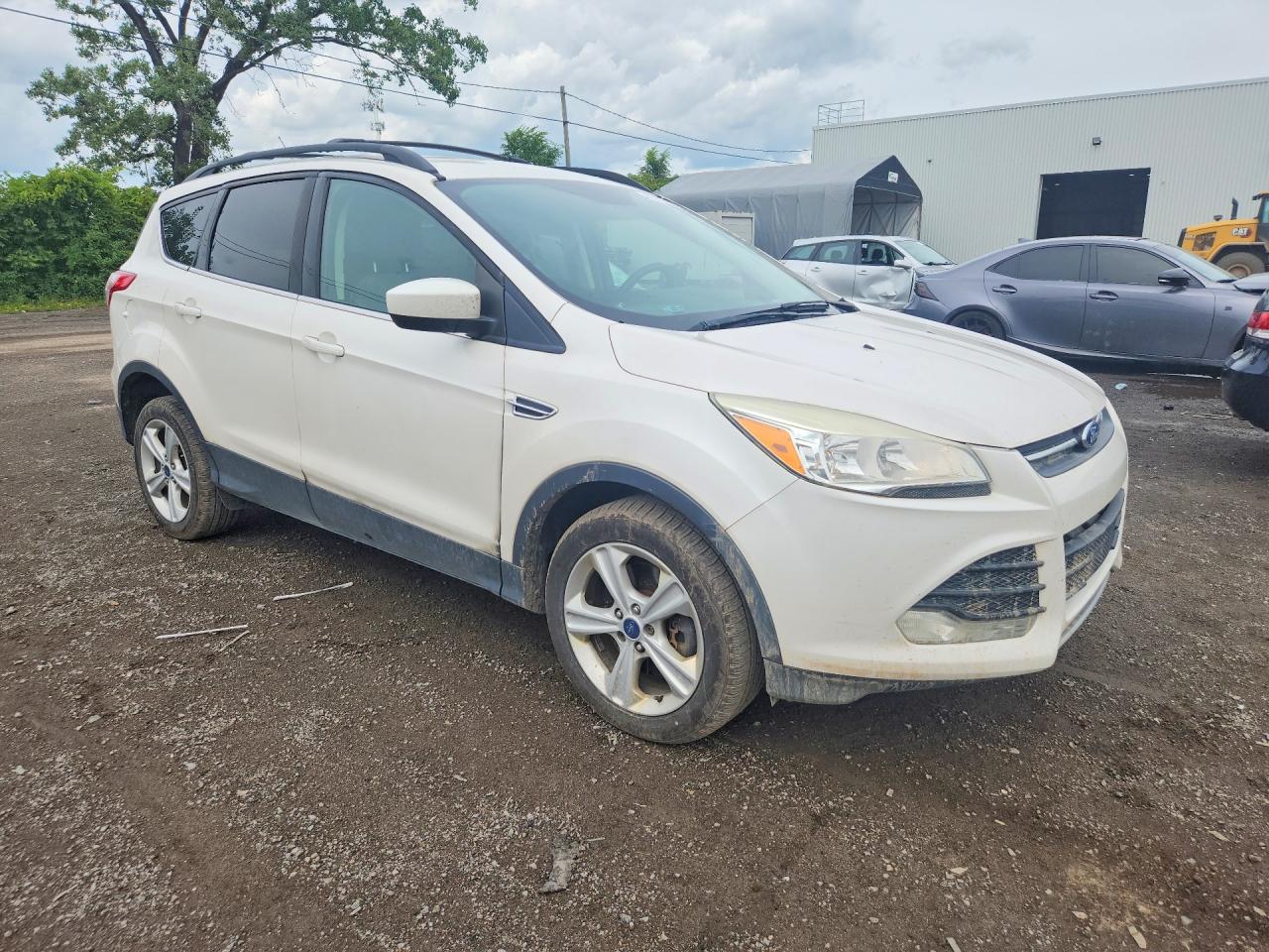 2015 Ford Escape Se White vin: 1FMCU9G94FUC49666