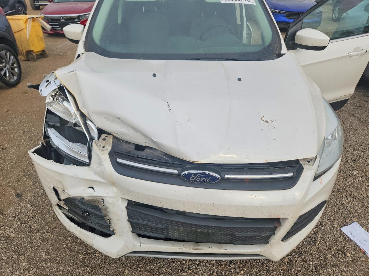 2016 Ford Escape Se White vin: 1FMCU9G94GUB36124