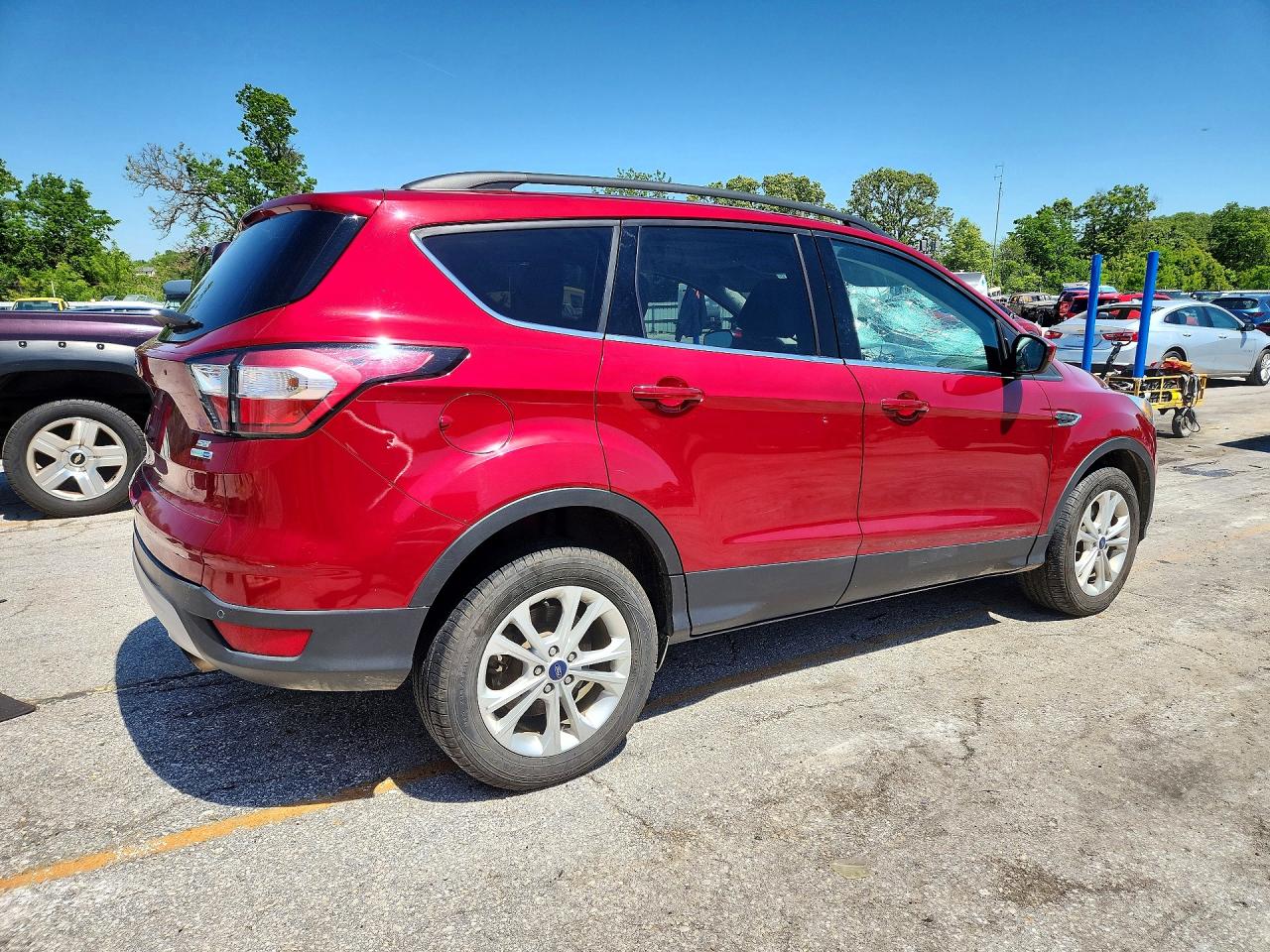 2017 Ford Escape Se Burgundy vin: 1FMCU9G94HUD96413
