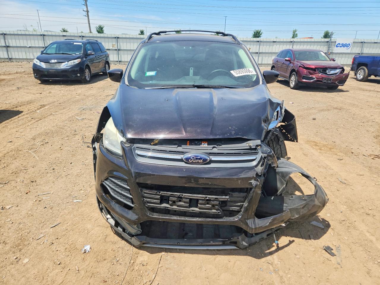 2013 Ford Escape Se Черный vin: 1FMCU9G95DUA13301