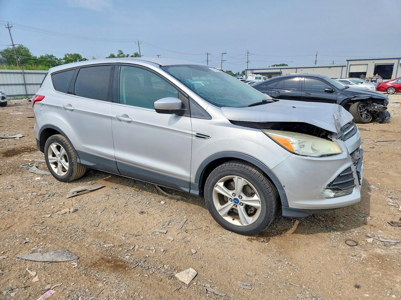 2013 Ford Escape Se Silver vin: 1FMCU9G95DUB65885