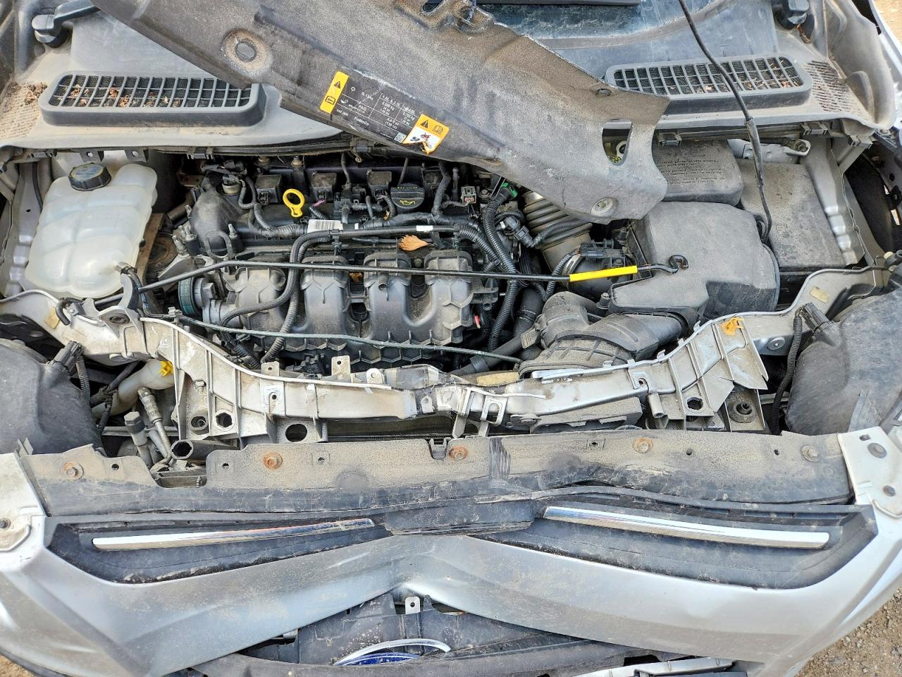 2013 Ford Escape Se Silver vin: 1FMCU9G95DUB65885