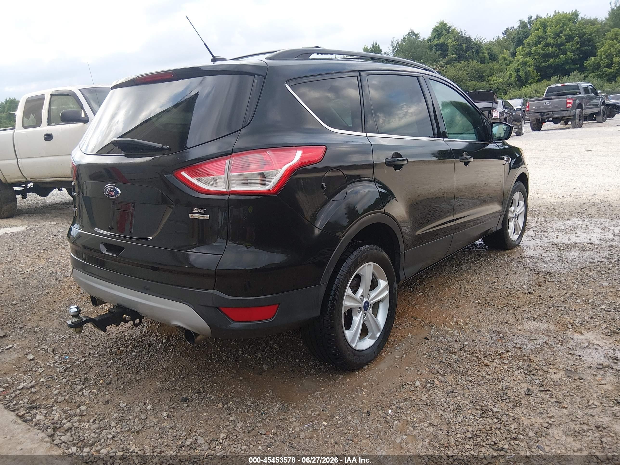 2013 Ford Escape Se Black vin: 1FMCU9G95DUB69743