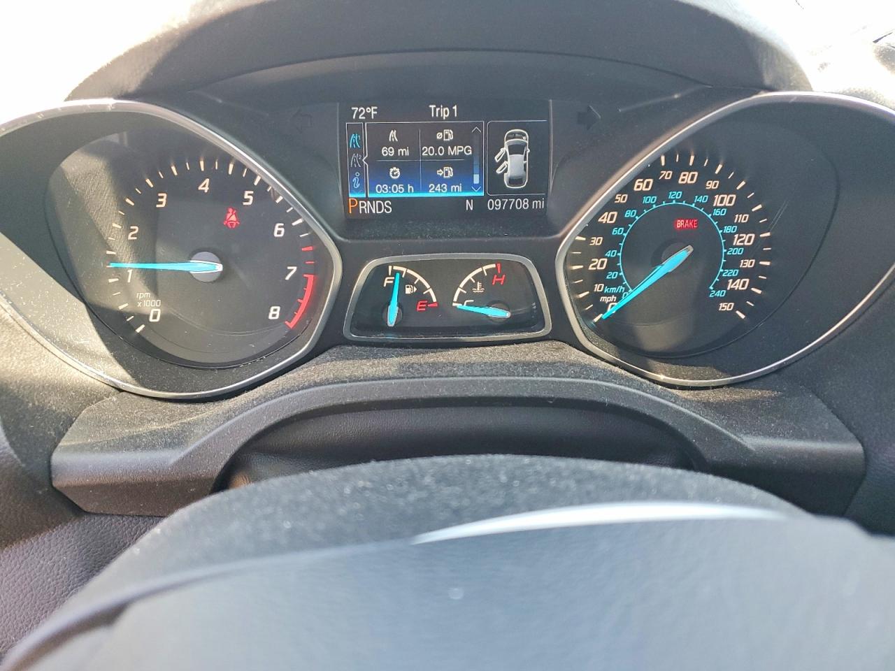 2013 Ford Escape Se Blue vin: 1FMCU9G95DUC36390