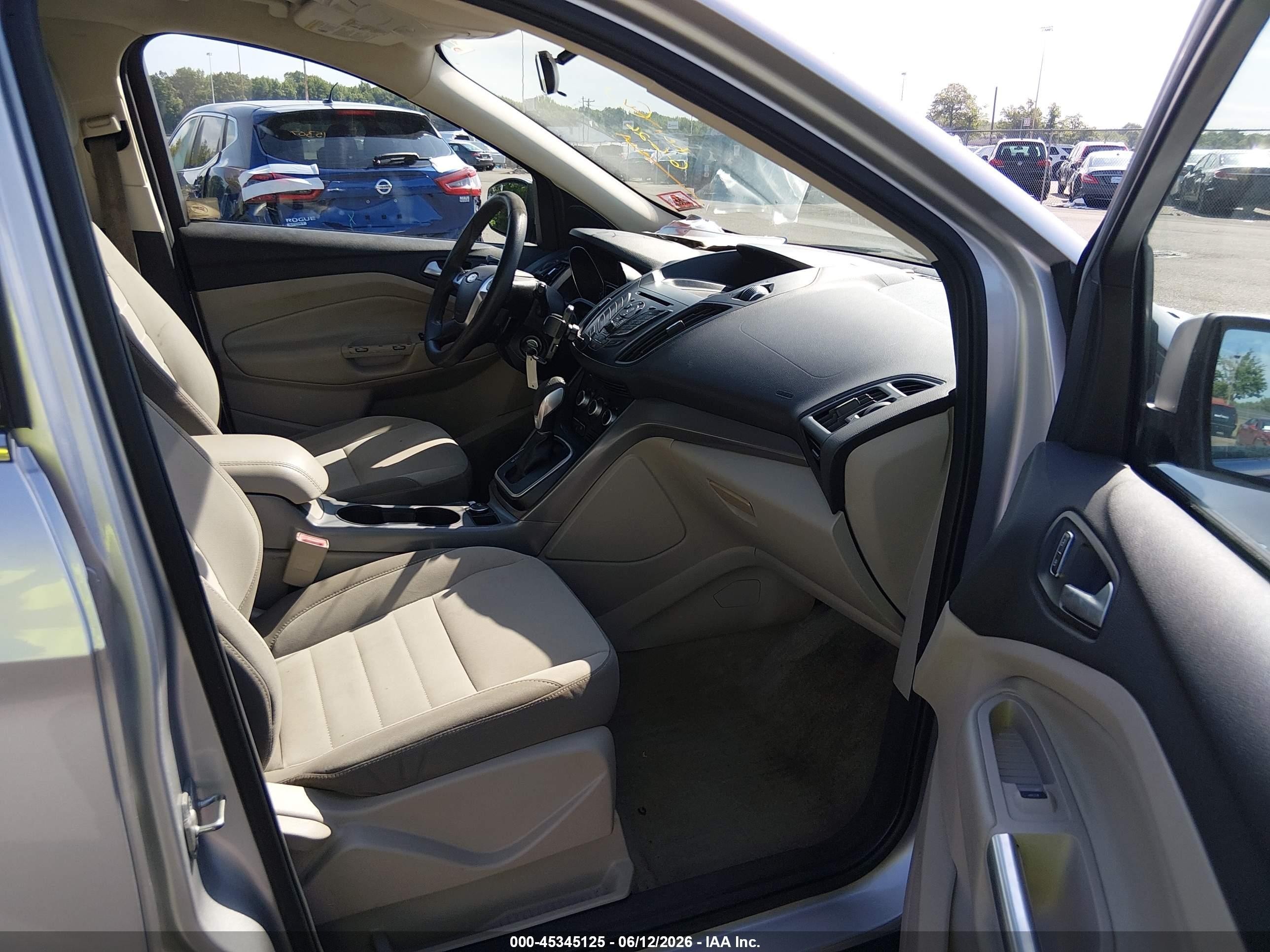 2014 Ford Escape Se Silver vin: 1FMCU9G95EUA07208