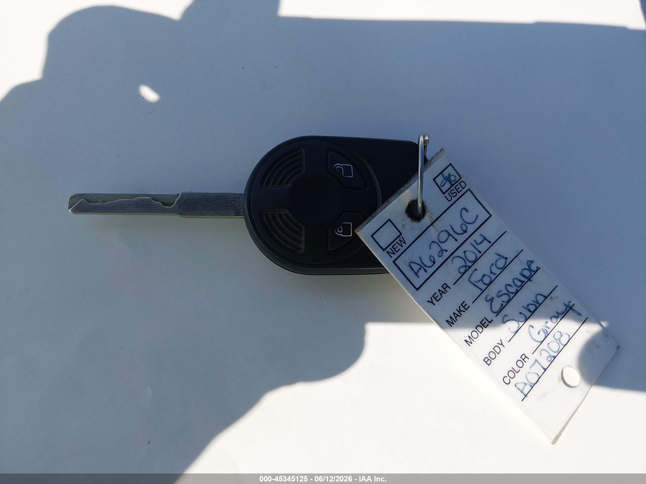 2014 Ford Escape Se Silver vin: 1FMCU9G95EUA07208
