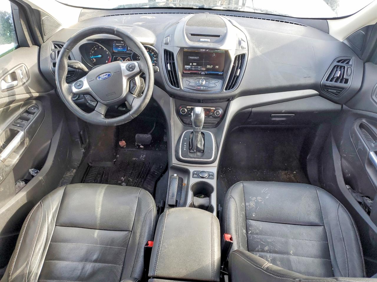 2014 Ford Escape Se Black vin: 1FMCU9G95EUA16295