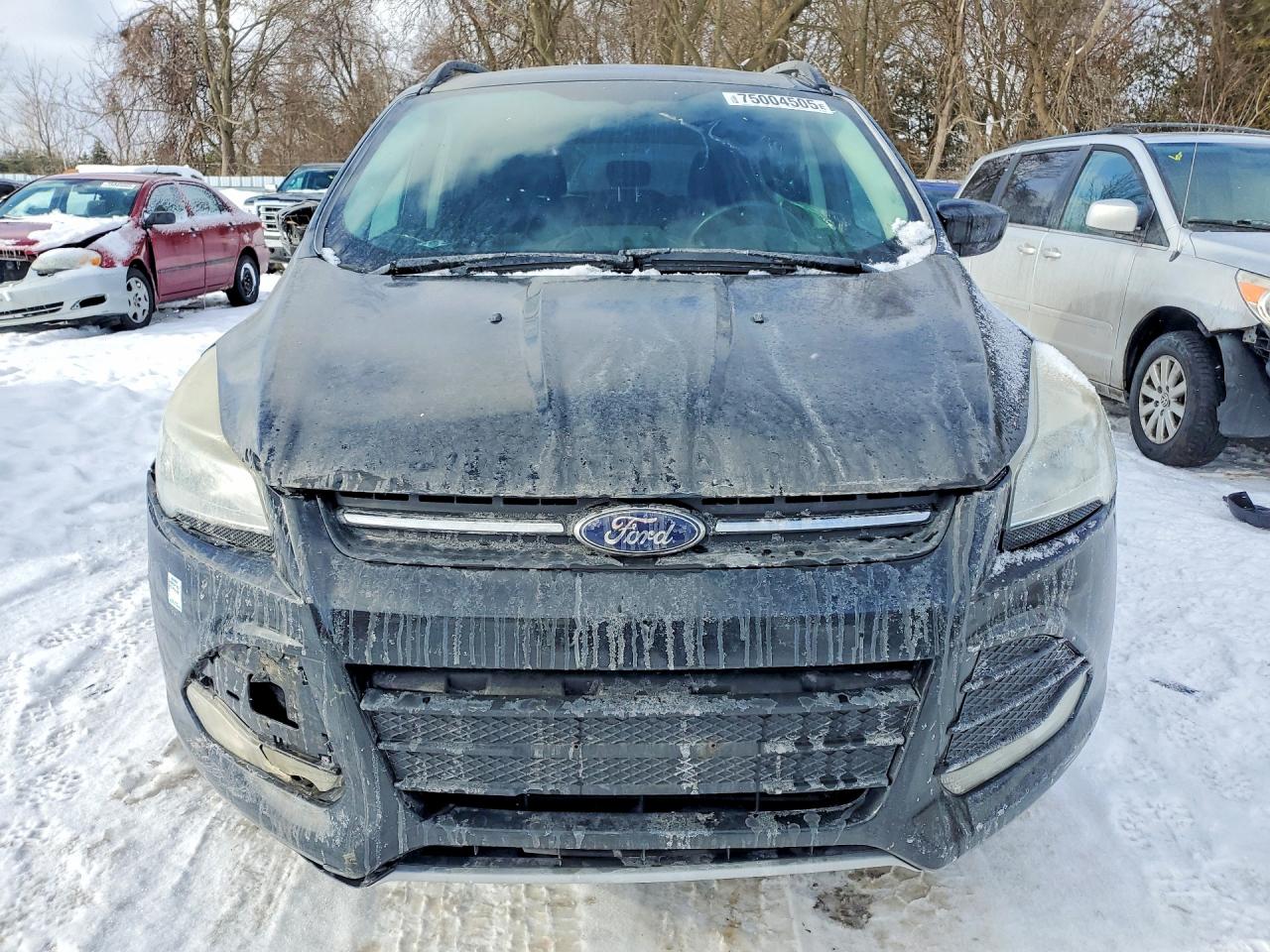 2014 Ford Escape Se Black vin: 1FMCU9G95EUA16295