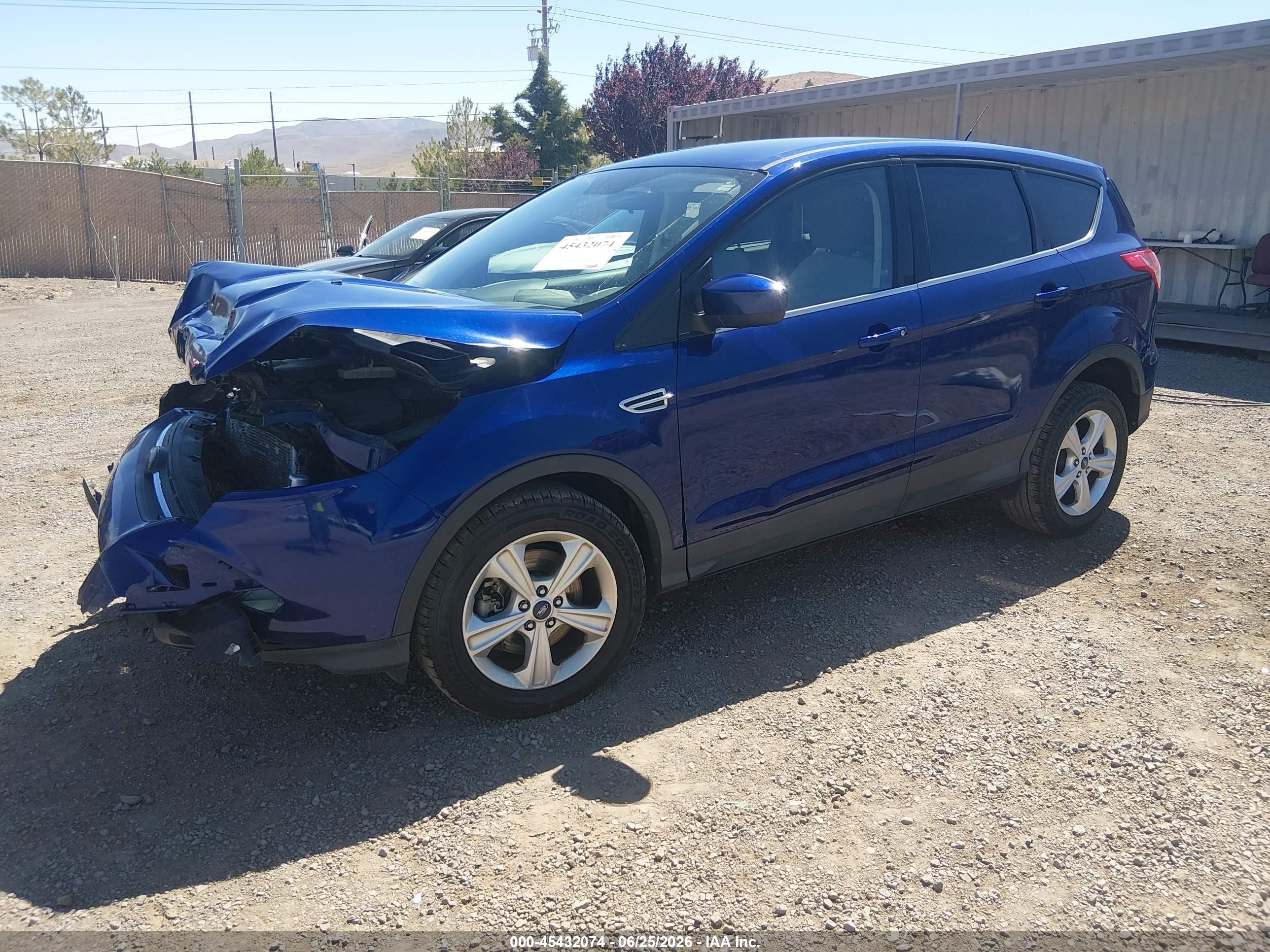 2014 Ford Escape Se Blue vin: 1FMCU9G95EUA30388
