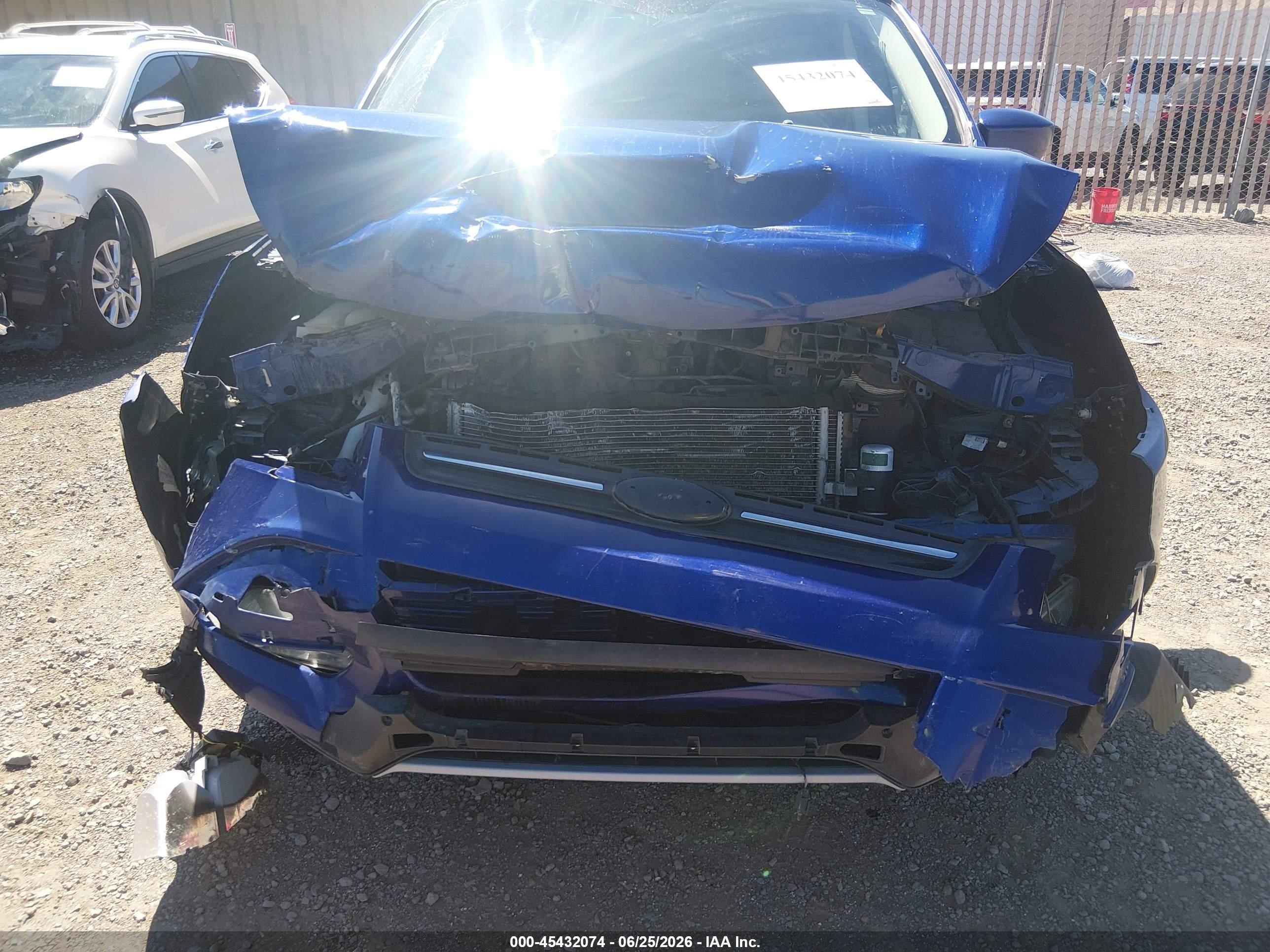 2014 Ford Escape Se Blue vin: 1FMCU9G95EUA30388