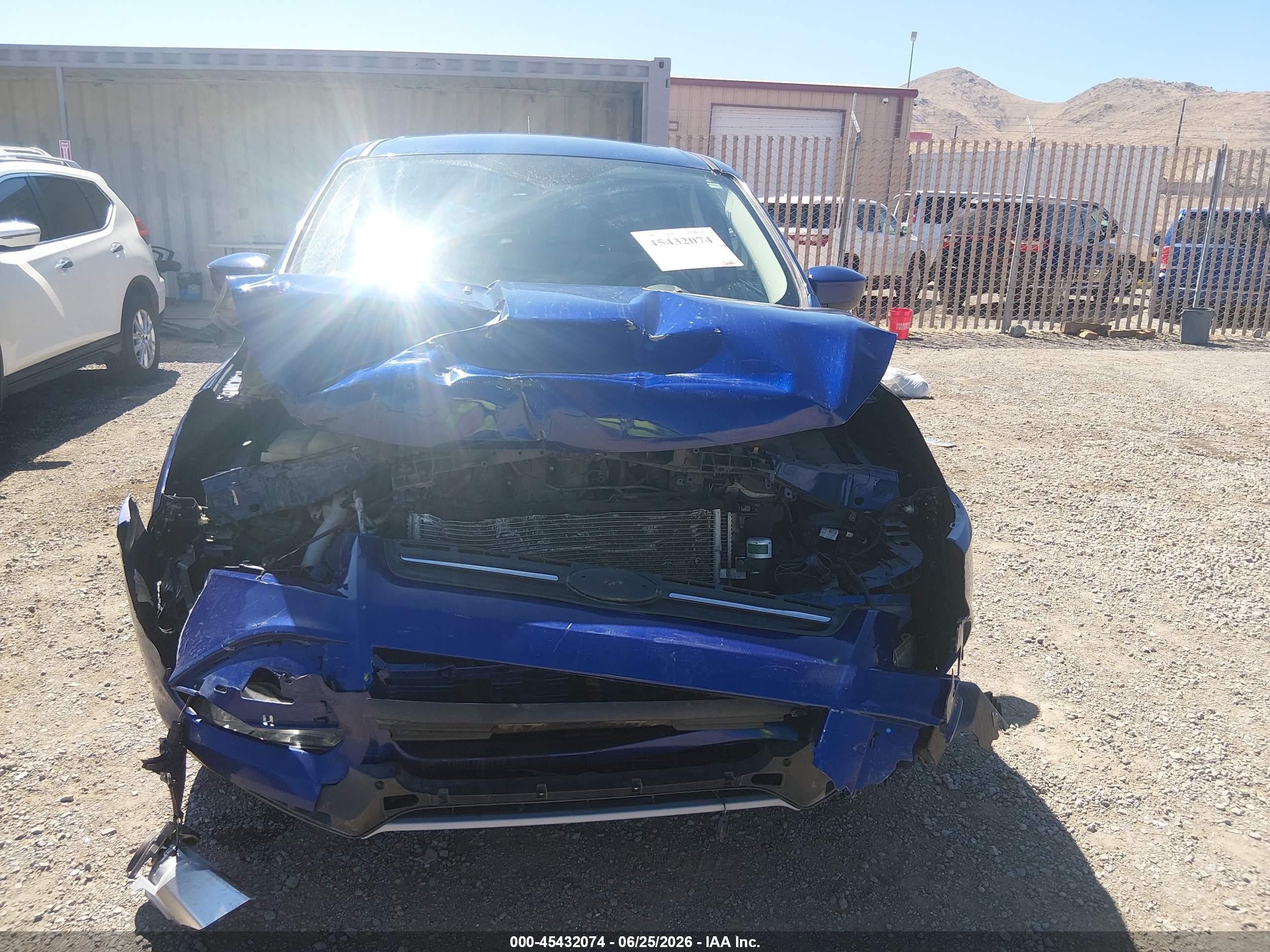 2014 Ford Escape Se Blue vin: 1FMCU9G95EUA30388