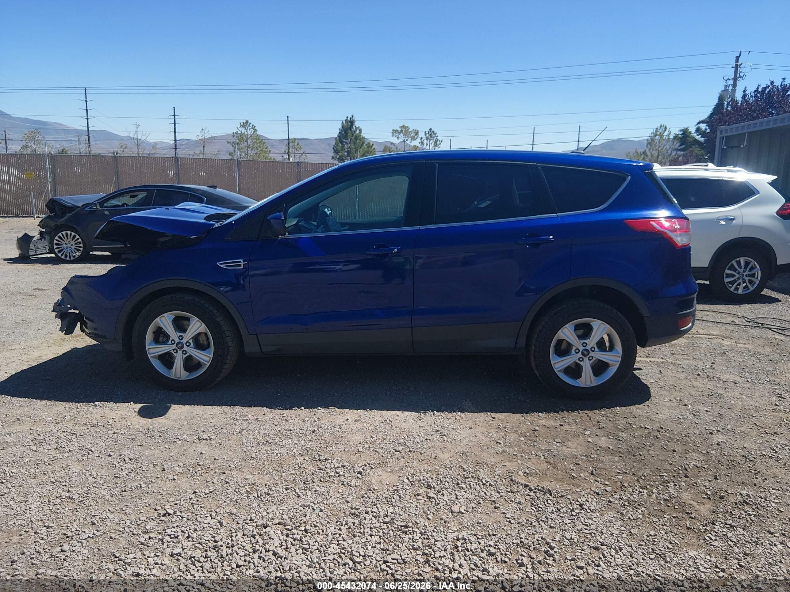 2014 Ford Escape Se Blue vin: 1FMCU9G95EUA30388