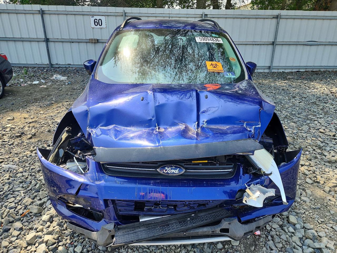 2014 Ford Escape Se Blue vin: 1FMCU9G95EUB31141