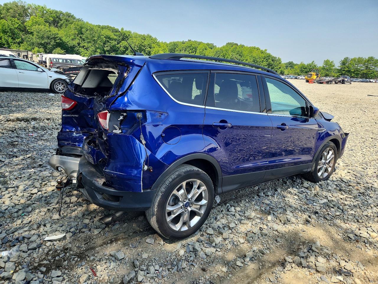 2014 Ford Escape Se Blue vin: 1FMCU9G95EUB31141
