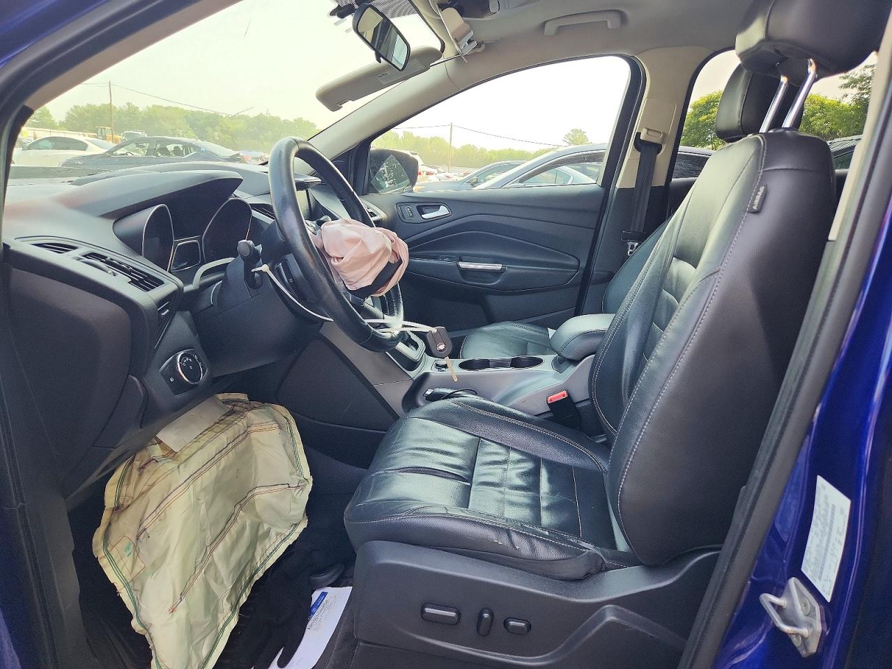 2014 Ford Escape Se Blue vin: 1FMCU9G95EUB31141