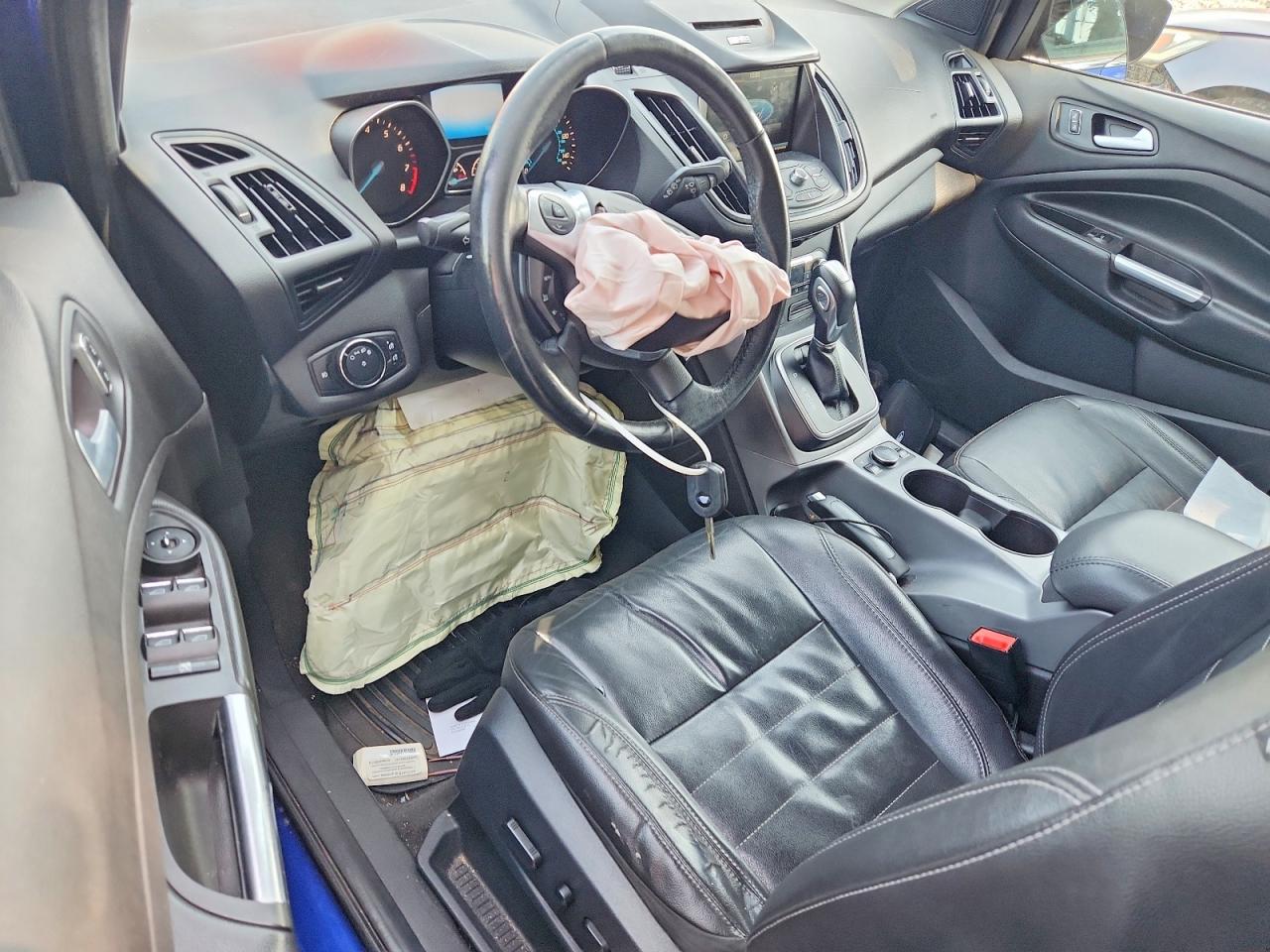 2014 Ford Escape Se Blue vin: 1FMCU9G95EUB31141