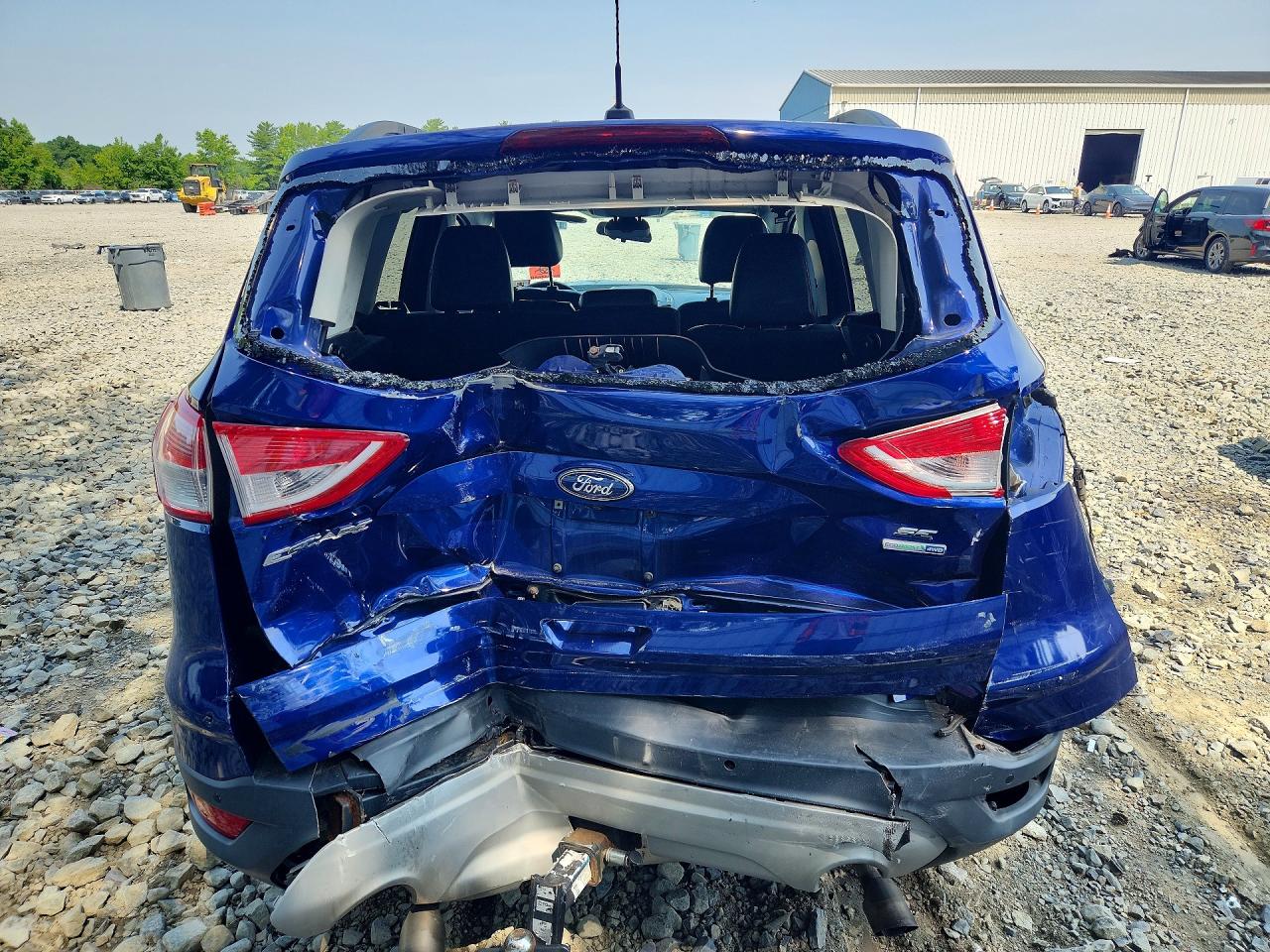 2014 Ford Escape Se Blue vin: 1FMCU9G95EUB31141