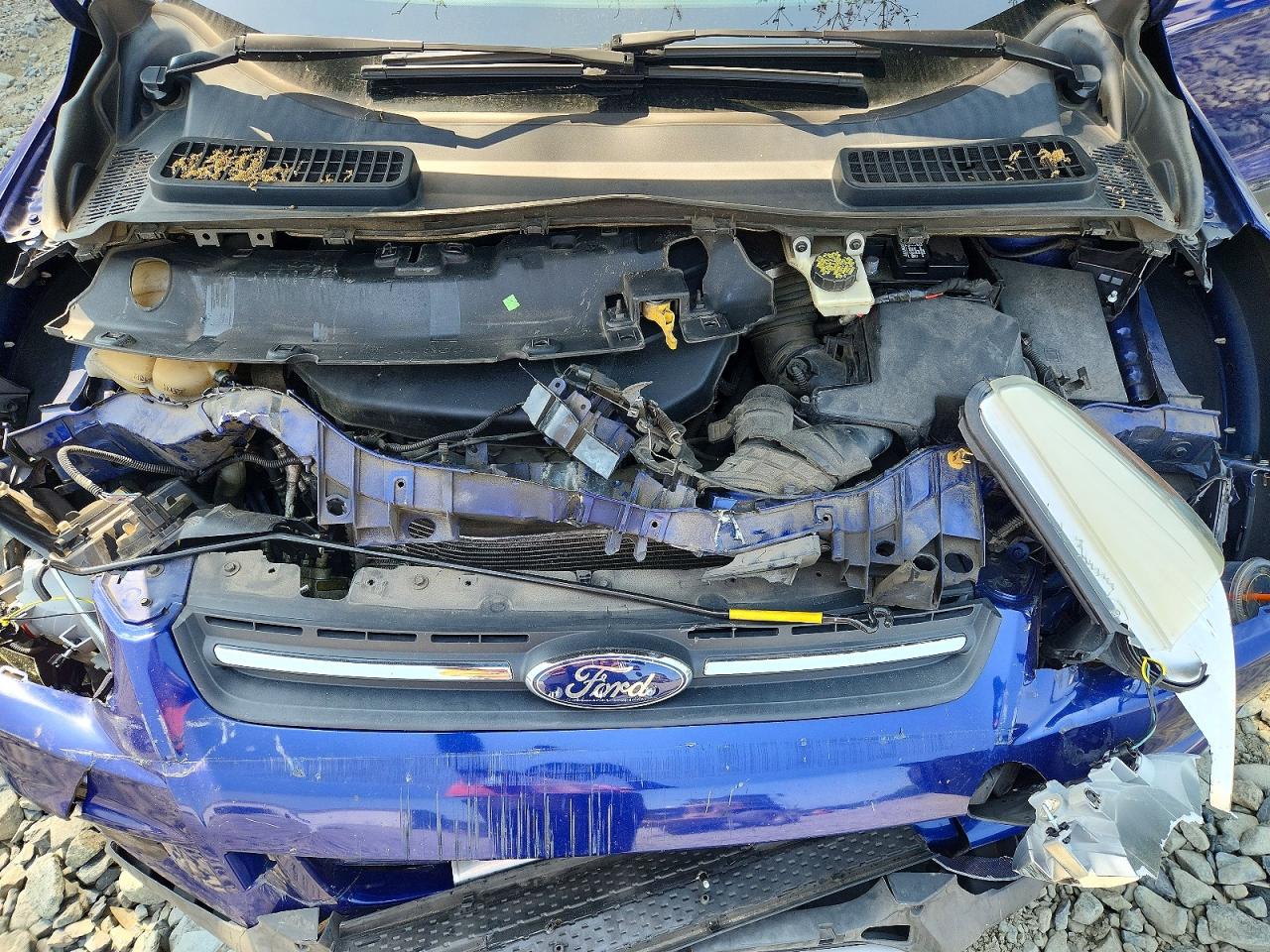 2014 Ford Escape Se Blue vin: 1FMCU9G95EUB31141