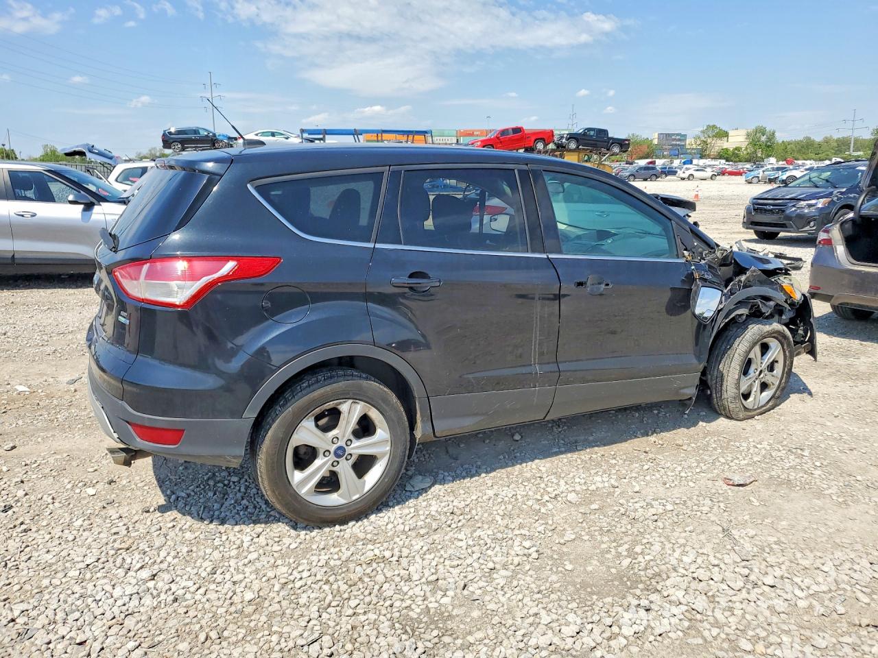 2014 Ford Escape Se Black vin: 1FMCU9G95EUB66441