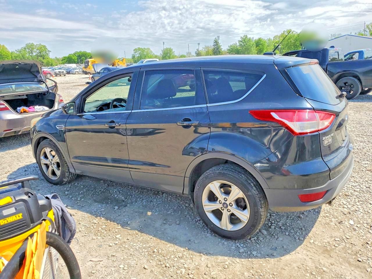 2014 Ford Escape Se Black vin: 1FMCU9G95EUB66441