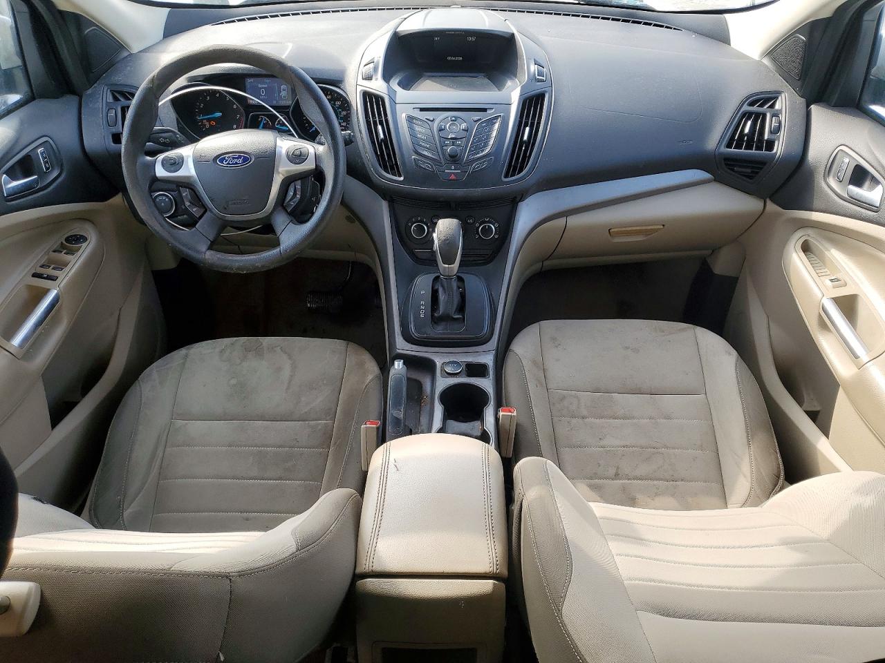 2014 Ford Escape Se White vin: 1FMCU9G95EUC38237