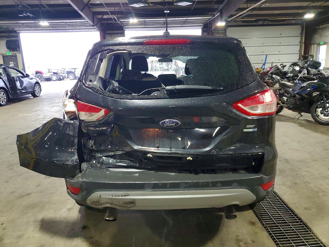 2014 Ford Escape Se Black vin: 1FMCU9G95EUD38709