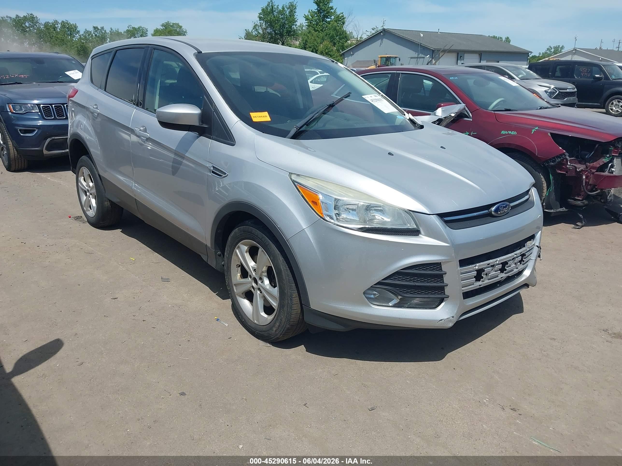 2014 Ford Escape Se Silver vin: 1FMCU9G95EUD57213