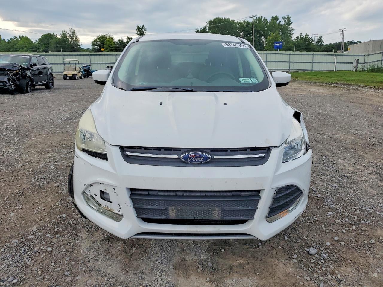 2015 Ford Escape Se White vin: 1FMCU9G95FUA11454