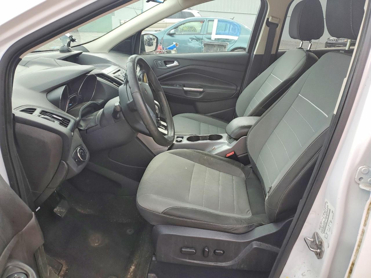 2015 Ford Escape Se White vin: 1FMCU9G95FUA11454
