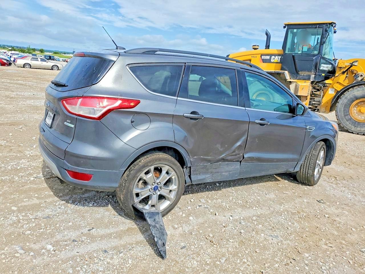 2015 Ford Escape Se Gray vin: 1FMCU9G95FUA67281