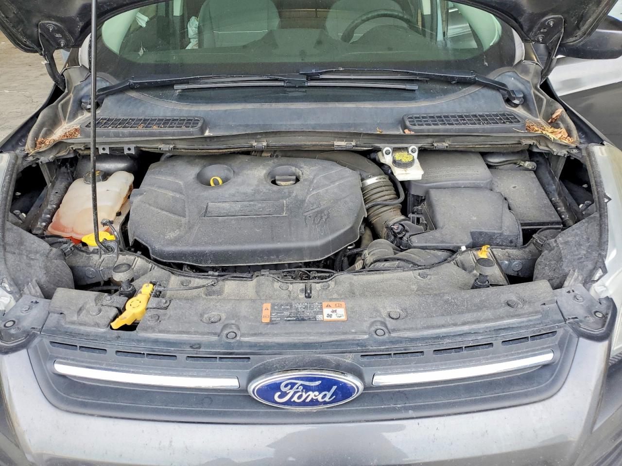 2015 Ford Escape Se Gray vin: 1FMCU9G95FUA67281