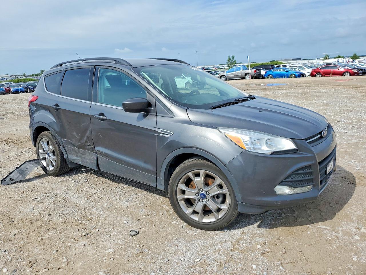 2015 Ford Escape Se Gray vin: 1FMCU9G95FUA67281