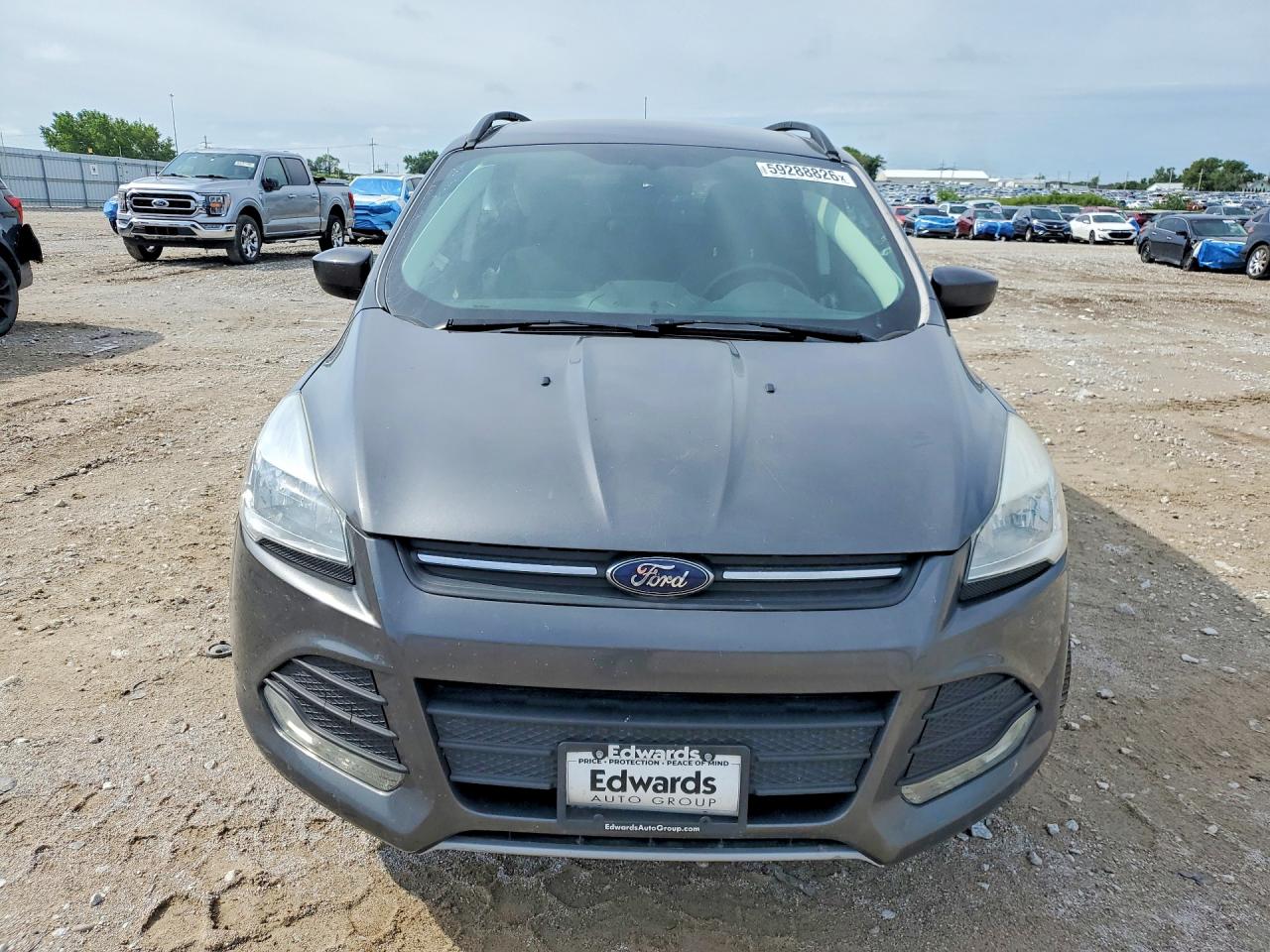 2015 Ford Escape Se Gray vin: 1FMCU9G95FUA67281