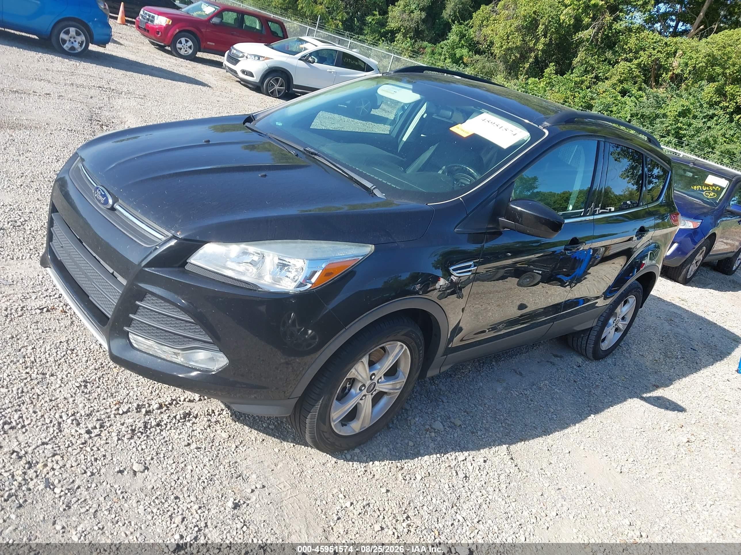 2015 Ford Escape Se Black vin: 1FMCU9G95FUB11764