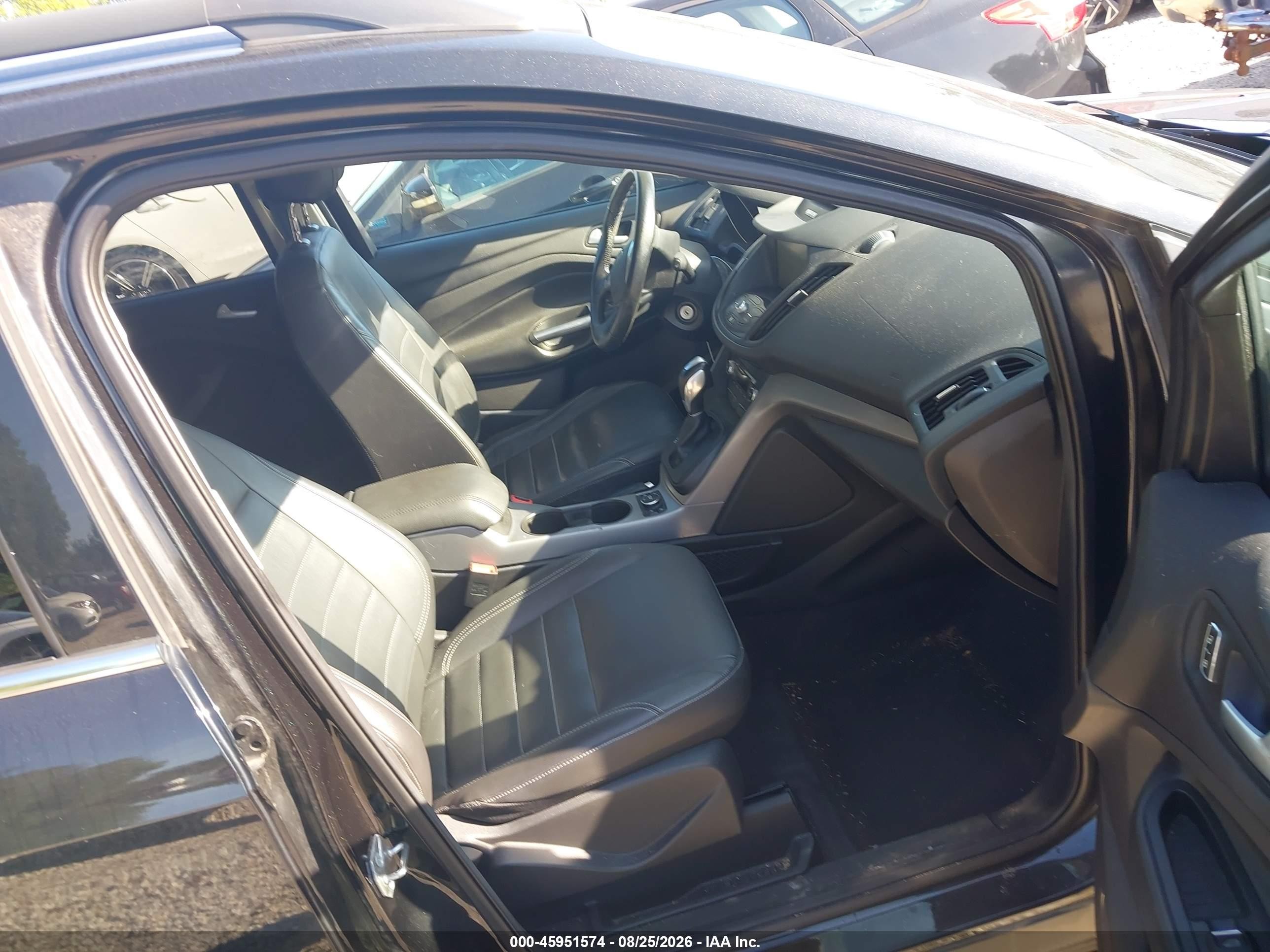 2015 Ford Escape Se Black vin: 1FMCU9G95FUB11764